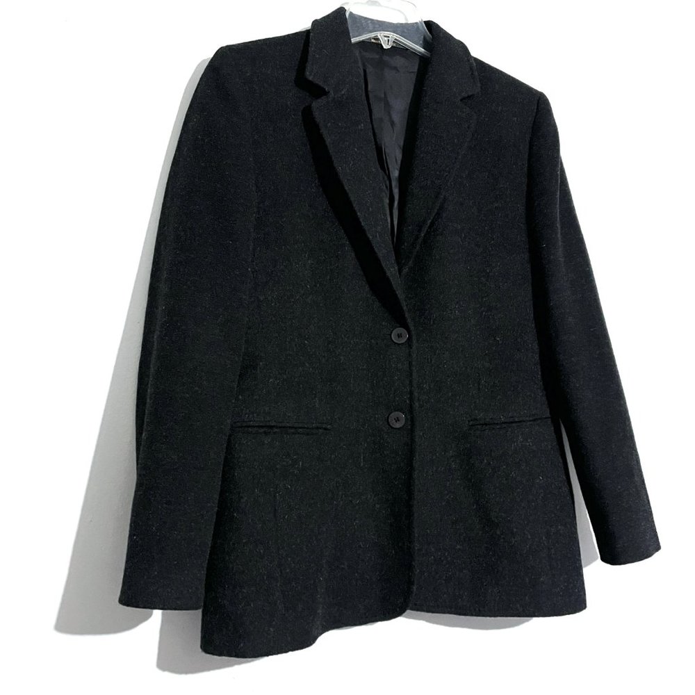 Wool Mohair Two Button Blazer - image 5